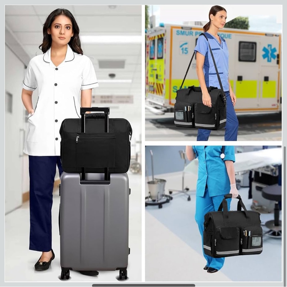 Medical Bag for Doctors, Home Health Nurse Bag and Durable Design - Picture 5 of 7